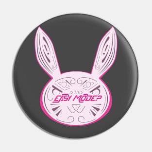 D.VA "Is This Easy Mode?" Hand Lettered Pin