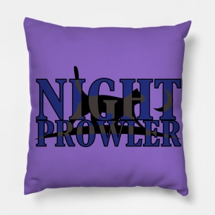 Night Prowler cat night owls moonstruck birthday gift shirt Pillow