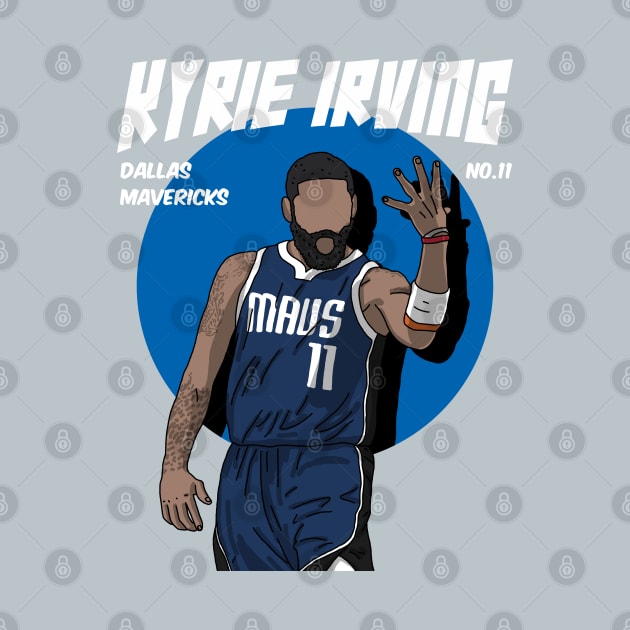 Kyrie Irving Comic Style Art by Luna Illustration