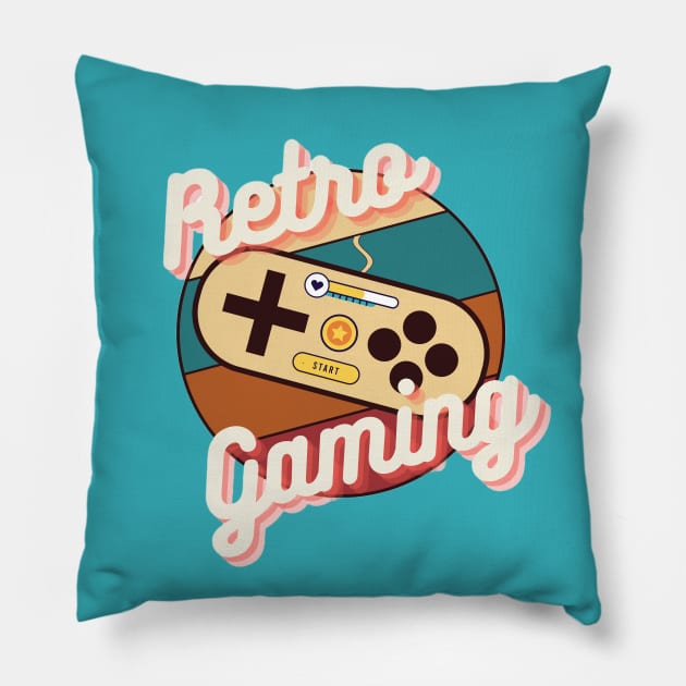 Retro Gaming for the Gamers Pillow by ExiaStein