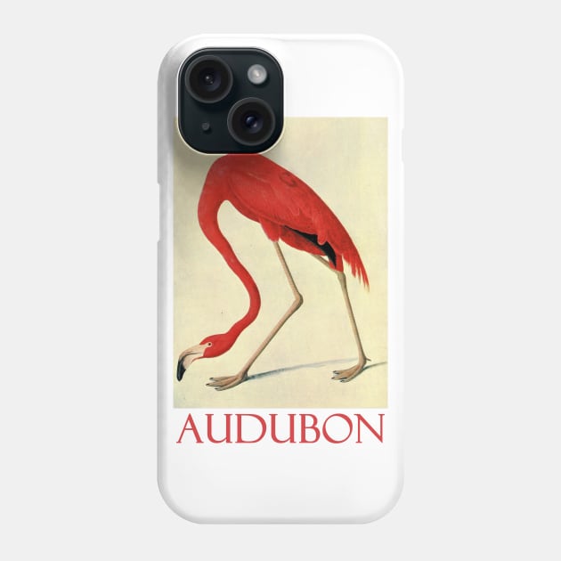 Flamingo by John James Audubon Phone Case by Naves