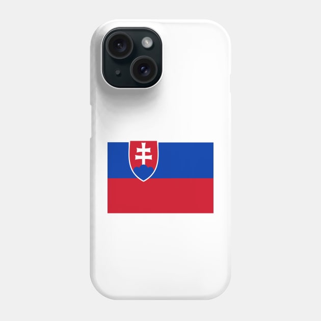 Slovakia flag Phone Case by flag for all