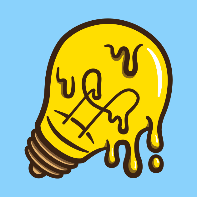 Sweet Idea - Light Bulb (Blue) by jepegdesign