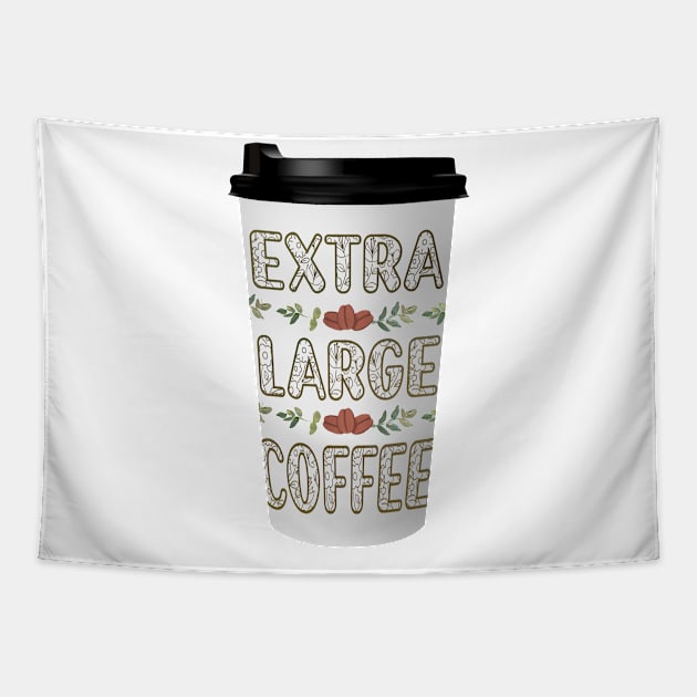 Extra Large Coffee Tapestry by Moon Lit Fox