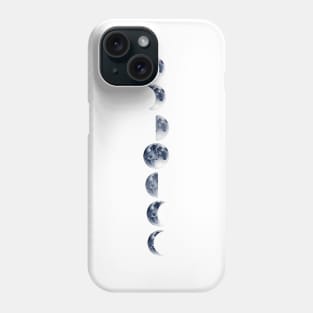 Moon Phases | Horizontal | Watercolor Phone Case