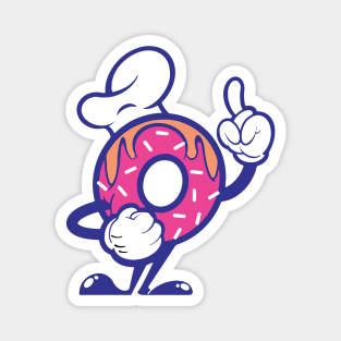 Doughnut Man Magnet