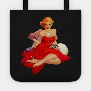 Pin Up - Red Dress Tote