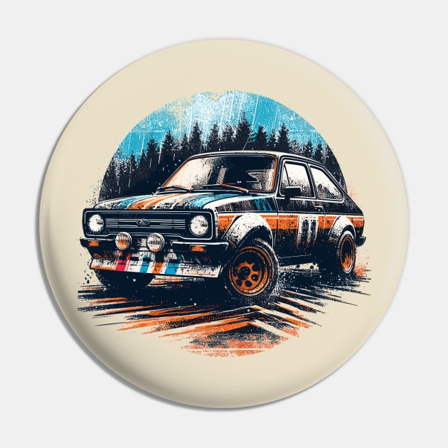 Ford Escort Pin by Vehicles-Art