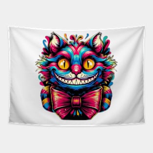 mad cheshire cat Tapestry