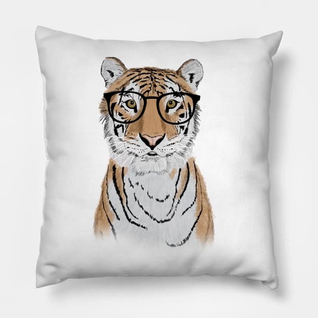 Clever Tiger - Apparel Pillow by fernandaschallen