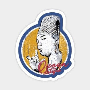 Queen Latifah Retro Magnet