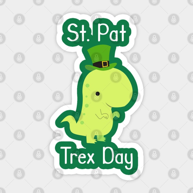 Kids Happy St. Pat T-Rex Day Cute St. Patrick's Pun Gift Kids Happy St. Pat T-Rex Day Cute St. Patrick's Pun Gift