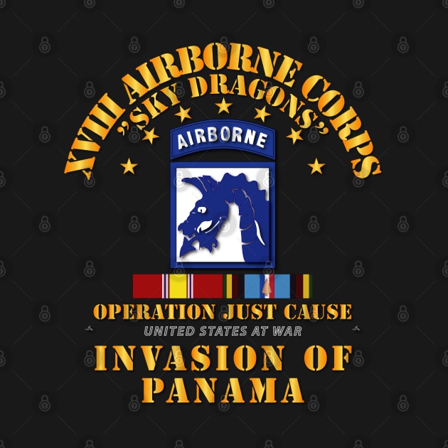 Just Cause - XVIII Airborne Corps w Svc Ribbons - Just Cause Xviii ...