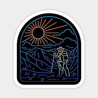 Hiker (Gradient) Magnet