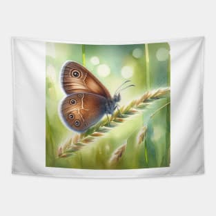 Pop Ringlet - Watercolor Butterfly Tapestry