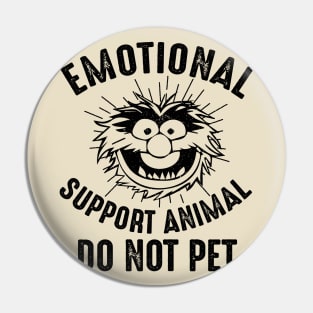 Emotional Support Animal Worn Pin