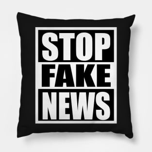 Stop Fake News Pillow