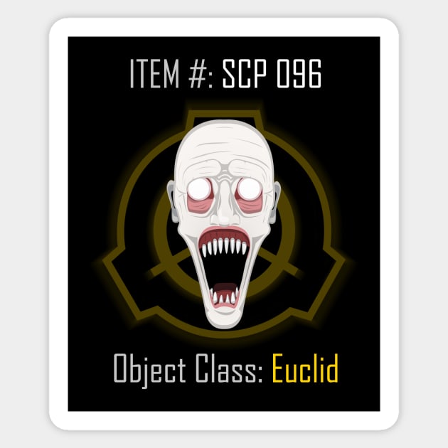 SCP-096 Sticker for Sale by Paperparrots