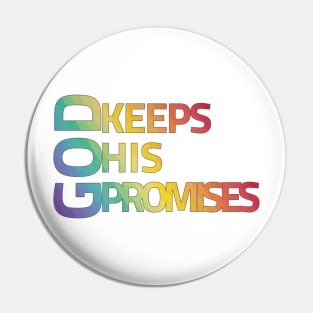 God keeps his promises Pin