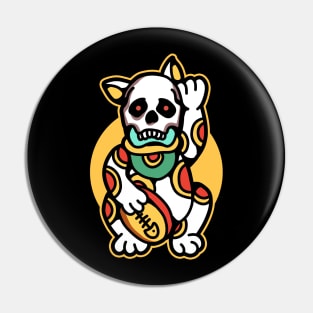 skull neko Pin