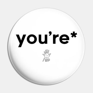 GRAMMAR POLICE Pin