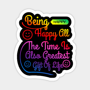 Being happy Magnet