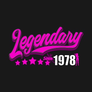 Legendary since 1978, pink T-Shirt