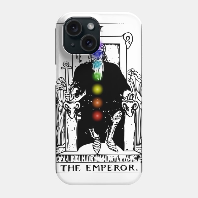 Tarot Card Shirt The Emperor Chakras Major Arcana Phone Case by Chakra Shine