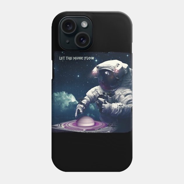 astronaut dj set Phone Case by ElArrogante