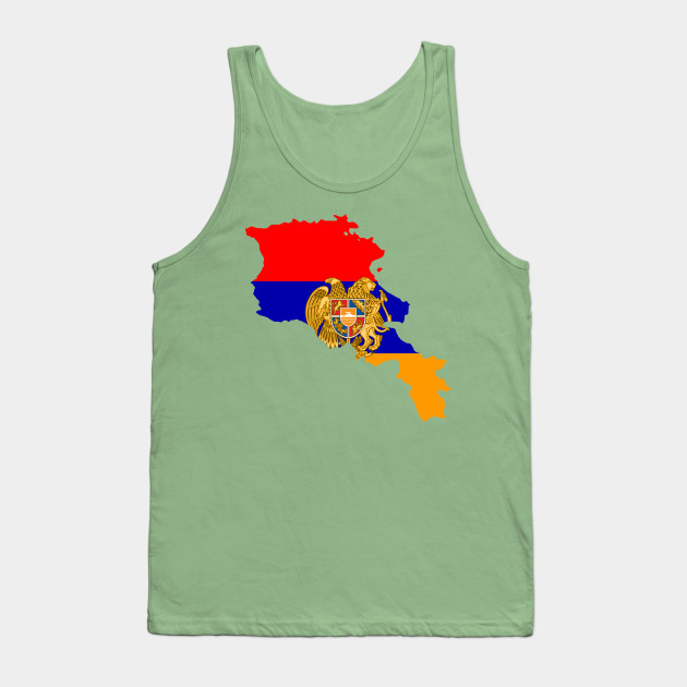 Armenia Flag Map Armenia Tank Top Teepublic