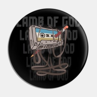 Lamb of God Cassette Pin