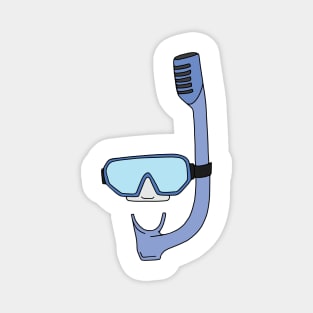 Snorkel and Goggles Magnet