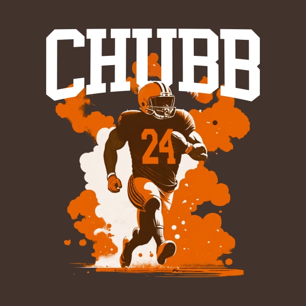 Nick Chubb Browns by mbloomstine
