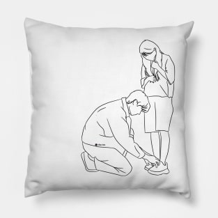 Castaway Diva lineart Korean Drama Pillow