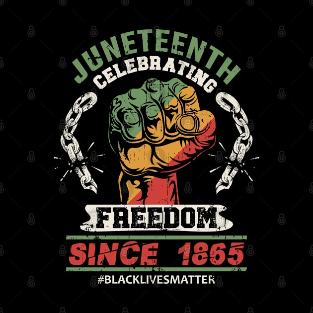 Juneteenth Celebrating Freedom Since 1865 by Etopix