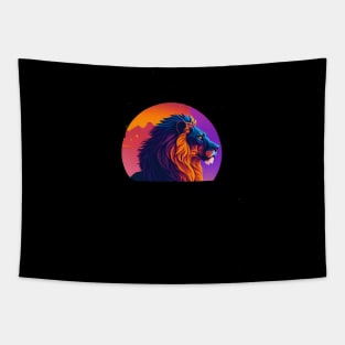 Lion The King Art Tapestry