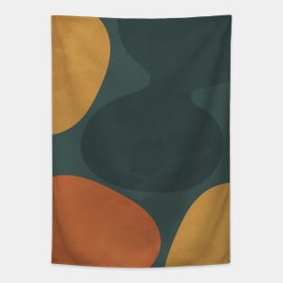 Nordic Earth Tones - Abstract Shapes 3 Tapestry