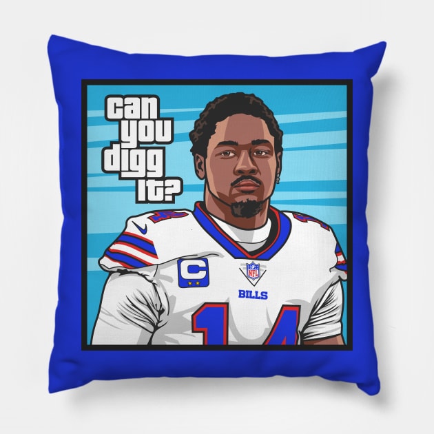 Can You Digg It? Pillow by Carl Cordes