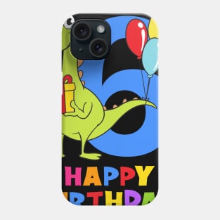 6th Birthday Party 6 Year Old Six Years Phone Case