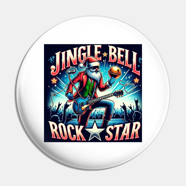 Jingle Bell Rock Star Pin by St01k@