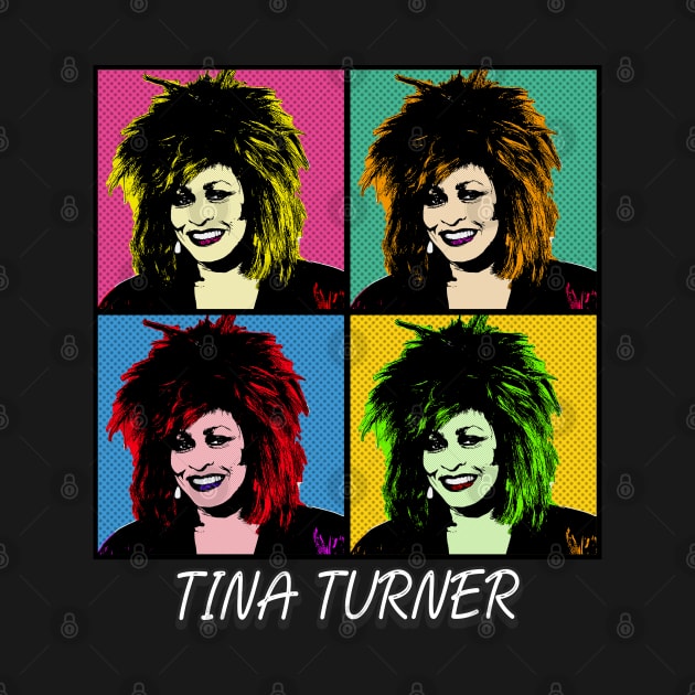 Tina Turner 80s Pop Art Style by ArtGaul