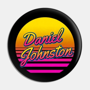 Daniel Personalized Name Birthday Retro 80s Styled Gift Pin