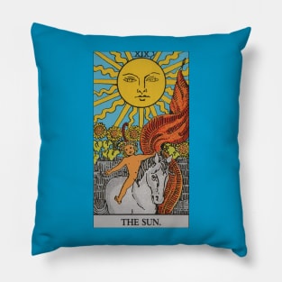 The Sun Tarot Card Pillow