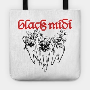 Black Midi ✅ Tooth Hellfire Demons Tote