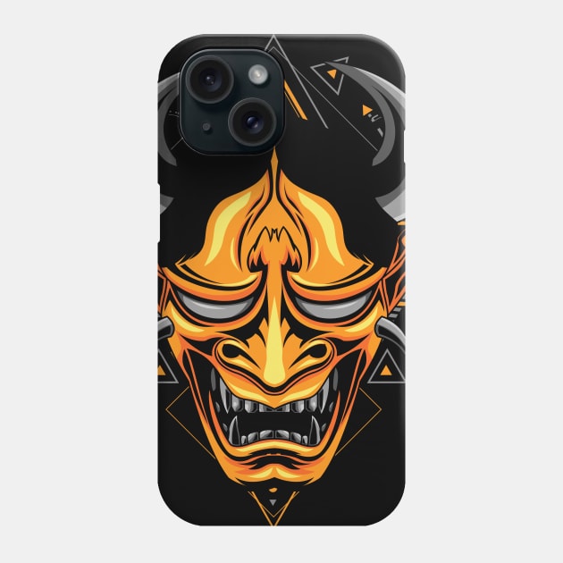 hanya oni mask Phone Case by SHINIGAMII