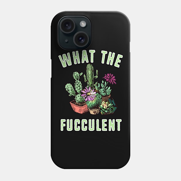 What the Fucculent Gardening Design Phone Case by FilsonDesigns