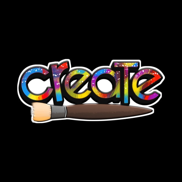 CREATE art word design by Donperion