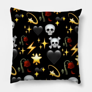 Edgy Collage Pillow