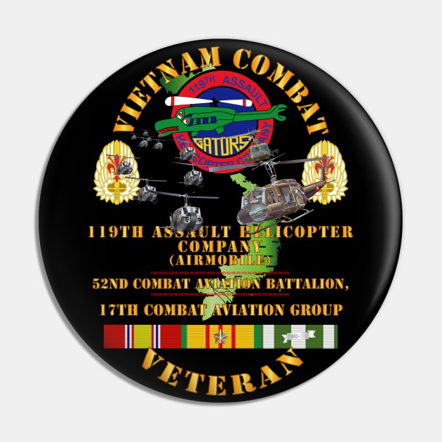 Vietnam Combat Vet - 119th AHC - 52nd CAB - 17th Combat Aviation Group - Big HELO VN  SVC X 300 Pin by twix123844