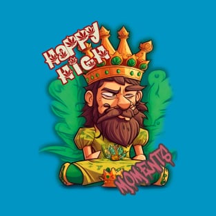 Stoner Green King #2 – HAPPY HIGH MOMENTS T-Shirt